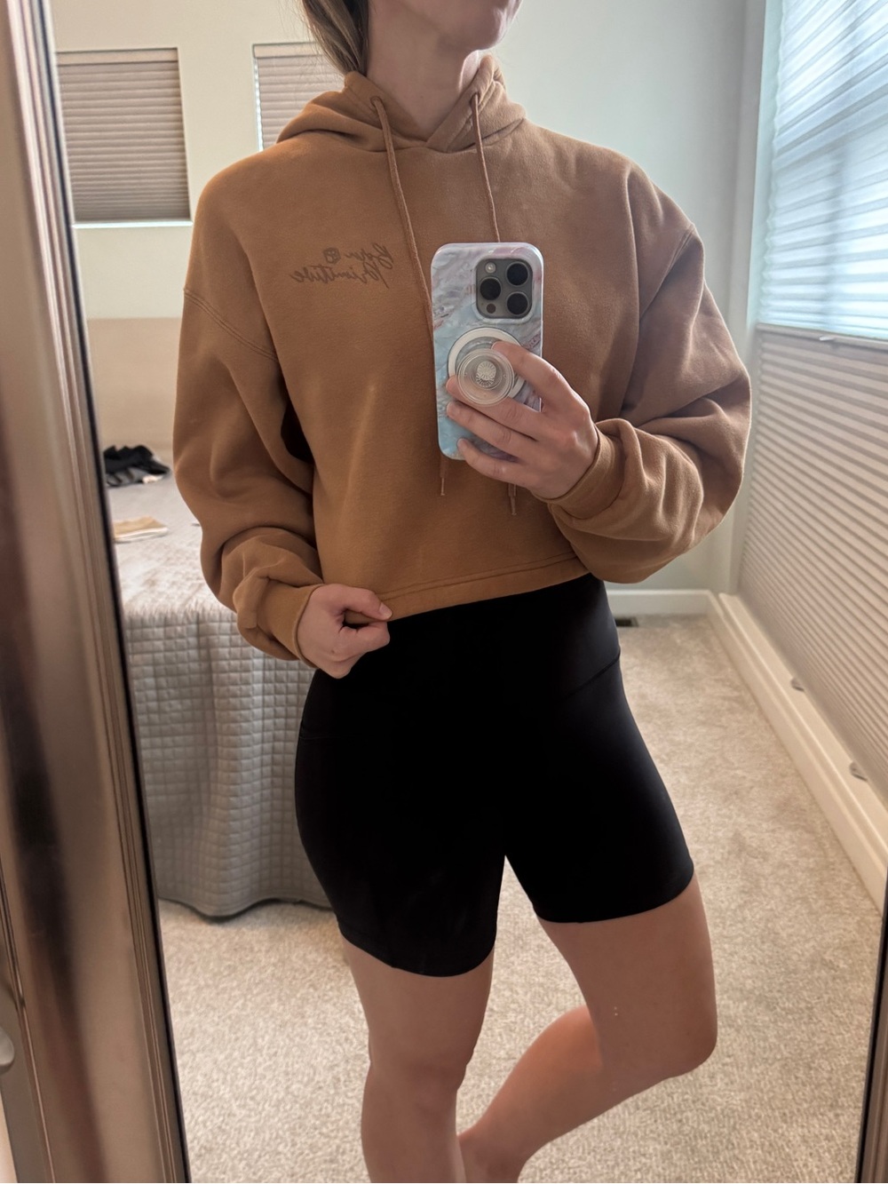 Born Primitive Brown Cropped Hoodie